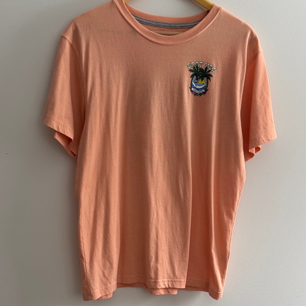 GOAT USA Peach Lazy Chillin' T-Shirt, M - Picture 2 of 5